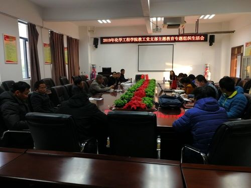 化工学院总支民主生活会1