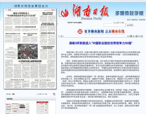湖南日报 世界竞争力50强