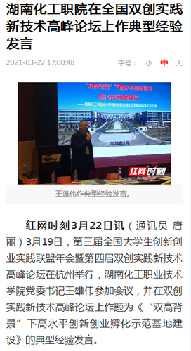红网 书记双创典型发言